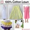 Cotton Lawn Fabric Lining Fabric 100% Cotton Thin 58" Wide Sewing (White, 2 Yard)